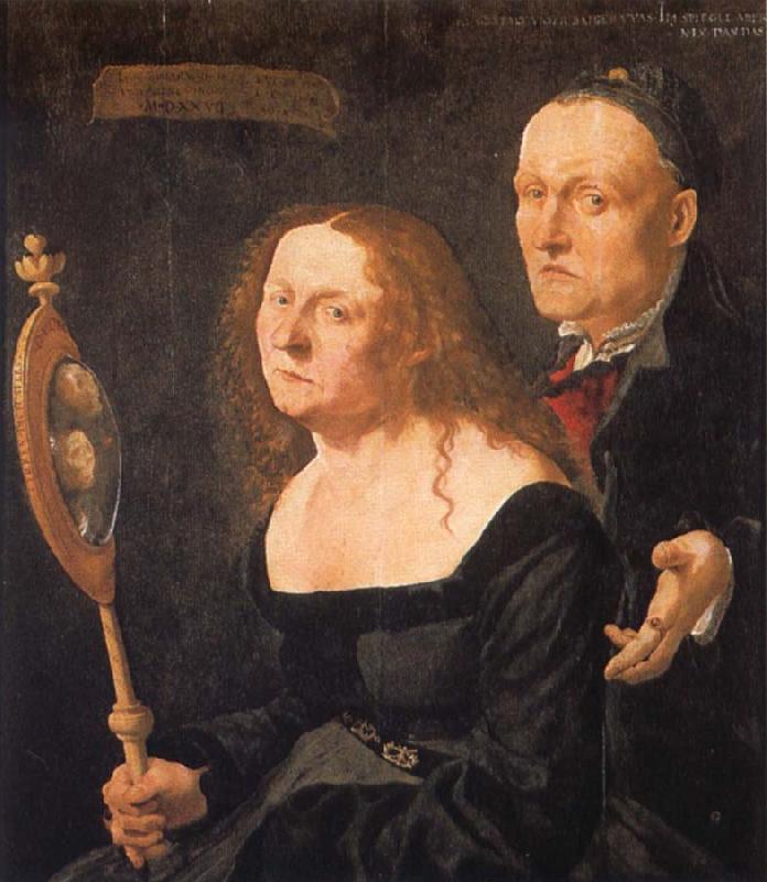 Lucas Furtenagel The painter Hans Burgkmair and his wife Anna,nee Allerlai Germany oil painting art